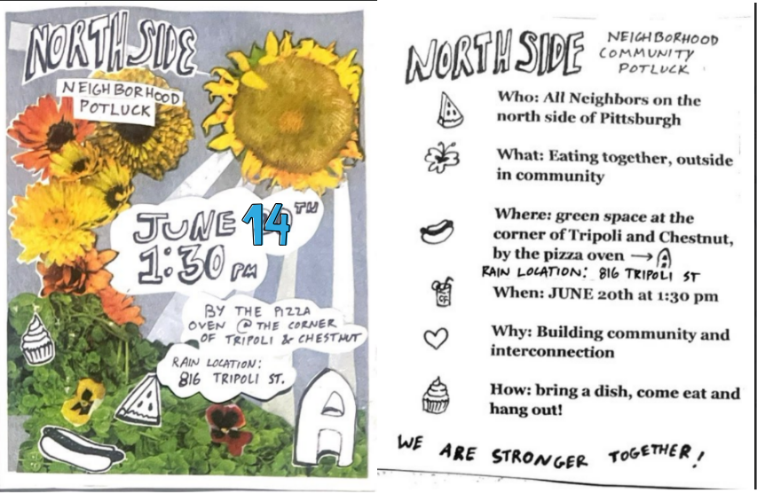 Northside Potluck on June 14th!